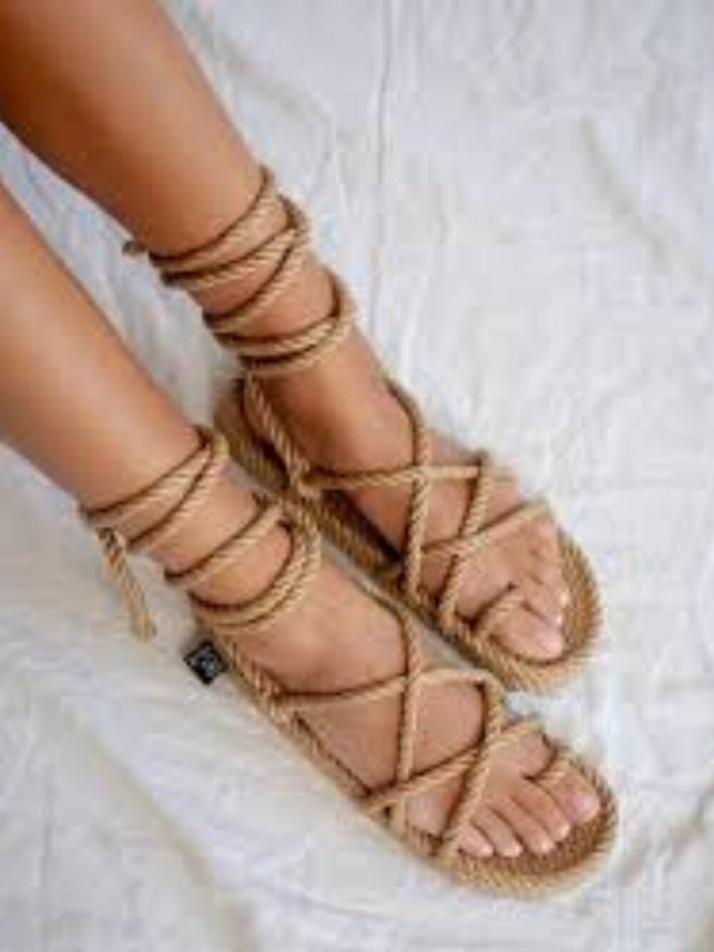 Nomadic State of Mind La Isla Ankle Wrap Rope Sandals - Picture 2 of 8